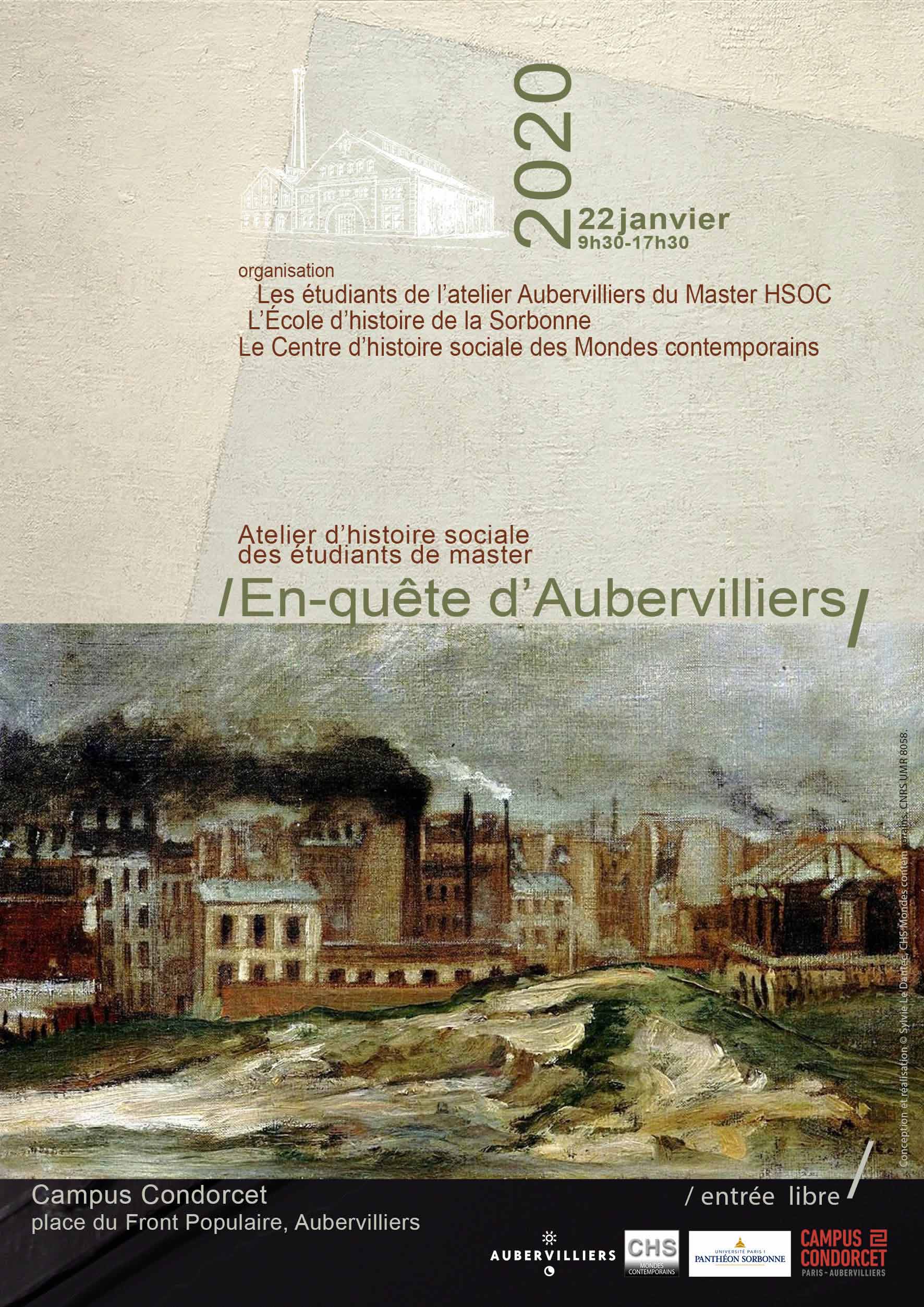 En-quête d'Aubervilliers atelier d'histoire sociale du master HSOC