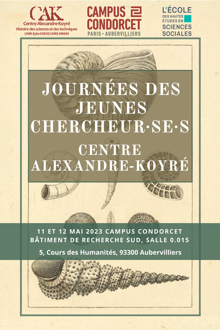 Journées 2023 des jeunes chercheur.se.s du Centre Alexandre-Koyré