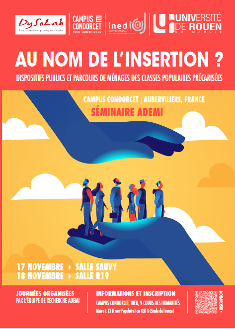 Journée d'étude - Au nom de l’insertion ? Dispositifs publics et parcours de ménages des classes populaires précarisées